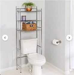 3 Tier Bathroom Organizer, Over The Toilet Storage, With, 3 Bathroom Shelves, Bathroom Storage Over The Toilet