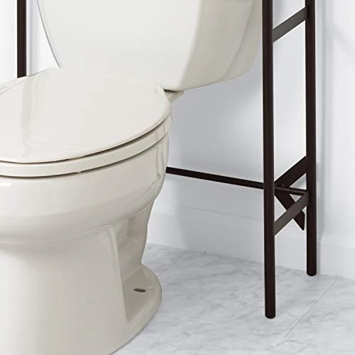 Zenna Home No Tools SlideFit Over The Toilet Bathroom Spacesaver, Bronze 7 Zenna Home No Tools SlideFit Over The Toilet Bathroom Spacesaver, Bronze - Image 5