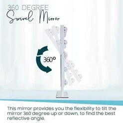 Impressions Vanity Hollywood Tri-Tone XL Makeup Mirror With 12 LED Bulbs, Vanity Dressing Mirror With 360 Degree Swivel (Rose Gold) -Moen Shop 41YCPbiBnUL