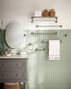 Moen DN6886BN Sage Single Post Bathroom Hand -Towel Ring, Spot Resist Brushed Nickel 12 Moen DN6886BN Sage Single Post Bathroom Hand -Towel Ring, Spot Resist Brushed Nickel -Moen Shop 41YJxox2SIL