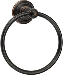 Designers Impressions® 800 Series Oil Rubbed Bronze Towel Ring -Moen Shop 41ZqP4Nt0yL. AC