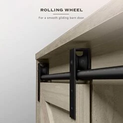 Landia Home Over The Toilet Storage Shelving - Bathroom Shelf And Cabinet With Sliding Barn Door -Moen Shop 41dPyiBY0LS