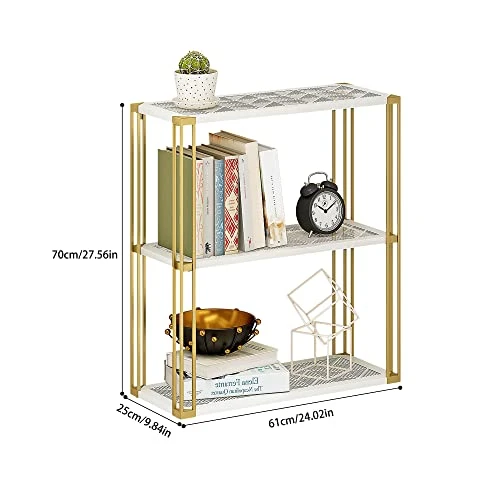 JEJEROAL Wall Mounted 3 Tier Bathroom Shelf Organizer Rack Over Toilet For Bathroom, Kitchen, Living Room Storage 5 JEJEROAL Wall Mounted 3 Tier Bathroom Shelf Organizer Rack Over Toilet For Bathroom, Kitchen, Living Room Storage - Image 3