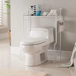 K And B Furniture Co Inc K&B Over The Toilet Shelf Black -Moen Shop 41ezwcsOzOL