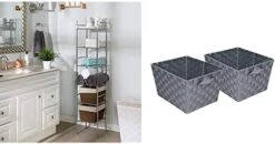 Honey-Can-Do BTH-03484 6 Tier Metal Tower Bathroom Shelf, 12.6â€ L X 11â€ W X 59.8â€ H, Chrome -Moen Shop 41fJhVfqVeL. AC