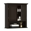 UTEX Bathroom Cabinet Wall Mounted, Wood Hanging Cabinet, Wall Cabinets With Doors And Shelves Over The Toilet For Bathroom,Espresso -Moen Shop 41gm3Z0AgQL