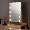 HAMSWAN Large Vanity Mirror With 3 Different Lighting Modes, Hollywood Lighted Mirror Vanity Makeup Mirror With 12 X 3W Dimmable LED Bulbs, White 2 HAMSWAN Large Vanity Mirror With 3 Different Lighting Modes, Hollywood Lighted Mirror Vanity Makeup Mirror With 12 X 3W Dimmable LED Bulbs, White -Moen Shop 41hBi9f43PL