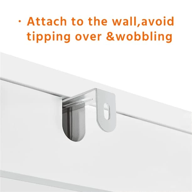 FARMAHAR 3 Layer Bathroom Shelf, Bathroom Storage Cabinet, Above Toilet Storage Cabinet, Above Toilet Bathroom Shelf, White 5 FARMAHAR 3 Layer Bathroom Shelf, Bathroom Storage Cabinet, Above Toilet Storage Cabinet, Above Toilet Bathroom Shelf, White - Image 3