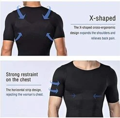 TTCPUYSA 2021 Men's Shaper Slimming Compression T-Shirt,Athletic Slim Shapewear Compression Vest Sleeveless,Suitable For Sports And Fitness (Black, M) 10 TTCPUYSA 2021 Men's Shaper Slimming Compression T-Shirt,Athletic Slim Shapewear Compression Vest Sleeveless,Suitable For Sports And Fitness (Black, M) -Moen Shop 41kpQtPlgTS