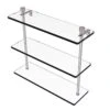 Allied Brass FT-5/16 Foxtrot Collection 16 Inch Triple Tiered Glass Shelf, Satin Nickel -Moen Shop 41ll7jUWHEL