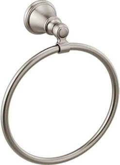 Delta Faucet 73246 Woodhurst Wall Mounted Towel Ring In Polished Chrome, Bath Accessories -Moen Shop 41mMxrNqDL. AC