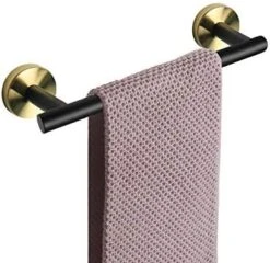 NearMoon Bathroom Towel Bar, Bath Accessories Thicken Stainless Steel Shower Towel Rack For Bathroom, Towel Holder Wall Mounted (Matte Black, 18 Inch) 24 NearMoon Bathroom Towel Bar, Bath Accessories Thicken Stainless Steel Shower Towel Rack For Bathroom, Towel Holder Wall Mounted (Matte Black, 18 Inch) -Moen Shop 41mwvWBv3AL. AC