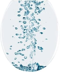 WENKO Toilet Seat Orchid-rustproof Stainless Steel Mounting, 37.5 X 44.5 X 10 Cm, Multicolor -Moen Shop 41nl2SHN9bS. AC