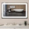 Yeeopp Bathroom Vanity Mirrors With Lights 40x24In Anti Fog Smart Led Mirror Large For Wall-Mounted Dimmable Mirror Makeup With Memory Function Housewarming Gift Switch-held Modern Corner -Moen Shop 41qbQbLLOLL