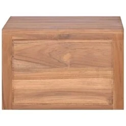 VidaXL Solid Wood Teak Wall-Mounted Bathroom Cabinet Home Indoor Wooden Toilet Storage Unit Shelf Cupboard Vanity Unit Cabinet Furniture 17 VidaXL Solid Wood Teak Wall-Mounted Bathroom Cabinet Home Indoor Wooden Toilet Storage Unit Shelf Cupboard Vanity Unit Cabinet Furniture -Moen Shop 41rG2L11tBL
