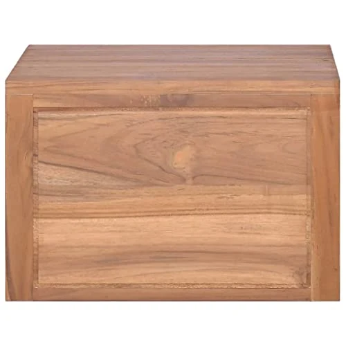 VidaXL Solid Wood Teak Wall-Mounted Bathroom Cabinet Home Indoor Wooden Toilet Storage Unit Shelf Cupboard Vanity Unit Cabinet Furniture 8 VidaXL Solid Wood Teak Wall-Mounted Bathroom Cabinet Home Indoor Wooden Toilet Storage Unit Shelf Cupboard Vanity Unit Cabinet Furniture - Image 6