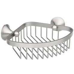 Moen YB5275BN Wynford Corner-Shower Basket For Bathroom-Storage, Brushed Nickel -Moen Shop 41sx7HtOgHL