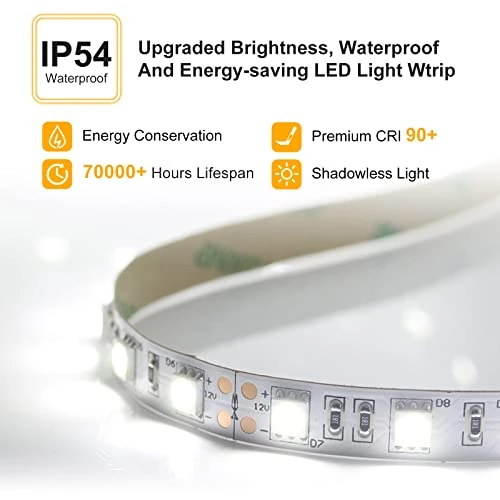 Benime 24×32 Inch LED Backlit Mirror Bathroom, 2023 Upgraded Brightness Dimmable LED Mirror For Bathroom With Anti-Fog, Stepless Colors, Smart Vanity Bathroom Mirror With Lights, Light Mirror For Gift 7 Benime 24×32 Inch LED Backlit Mirror Bathroom, 2023 Upgraded Brightness Dimmable LED Mirror For Bathroom With Anti-Fog, Stepless Colors, Smart Vanity Bathroom Mirror With Lights, Light Mirror For Gift - Image 5