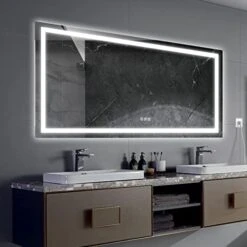 Benime 24×32 Inch LED Backlit Mirror Bathroom, 2023 Upgraded Brightness Dimmable LED Mirror For Bathroom With Anti-Fog, Stepless Colors, Smart Vanity Bathroom Mirror With Lights, Light Mirror For Gift 29 Benime 24×32 Inch LED Backlit Mirror Bathroom, 2023 Upgraded Brightness Dimmable LED Mirror For Bathroom With Anti-Fog, Stepless Colors, Smart Vanity Bathroom Mirror With Lights, Light Mirror For Gift -Moen Shop 41uqX0TGqWL. AC