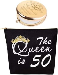 50th Birthday Gifts For Women,50th Birthday Gift Ideas,50 Year Old Birthday Gifts For Women,Turning 50 Gifts For Women,Gifts For 50th Birthday For Women,50th Birthday Gifts,50th Birthday Makeup Bag -Moen Shop 41vdoa UiXL. AC