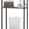 Over-The-Toilet Storage Rack 3-Tier Bathroom Organizer Shelf, Space Saver Toilet Stands For Washroom Laundry Room, Rustic Brown And Black 1 Over-The-Toilet Storage Rack 3-Tier Bathroom Organizer Shelf, Space Saver Toilet Stands For Washroom Laundry Room, Rustic Brown And Black -Moen Shop 41x39PapoPL