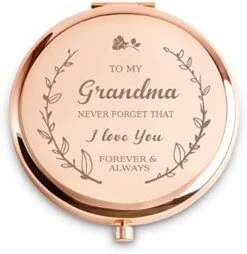 COYOAL Grandma Gifts From Grandchildren, Personalized Engraved Compact Mirror, Unique Mothers Day Birthday Gifts For Grandma, Nana, Grammy, Grandmother -Moen Shop 41xlwNd8poL. AC 1