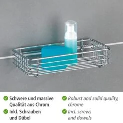 Wenko Estante Universal Milano, Metal, Glossy 11 Wenko Estante Universal Milano, Metal, Glossy -Moen Shop 41z6CZKtrrL