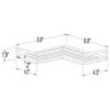 Ginger 28505/PC Surface Mounted Bathroom Shelves, Corner Shelf, Polished Chrome -Moen Shop 41zdW1OG97L