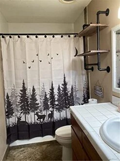 LooftMate Industrial Pipe Shelf,2 Tiered Metal Towel Racks For Bathroom,20" Industrial Pipe Floating Shelves Shelving,Rustic Wood Wall Mount Shelf With Towel Bar,Iron Towel Holder 14 LooftMate Industrial Pipe Shelf,2 Tiered Metal Towel Racks For Bathroom,20" Industrial Pipe Floating Shelves Shelving,Rustic Wood Wall Mount Shelf With Towel Bar,Iron Towel Holder -Moen Shop 510BUjAJO3S