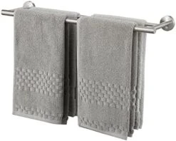 KES 23.6-Inch Double Towel Bar Bathroom Shower Dual Towel Holder Hanger SUS 304 Stainless Steel Wall Mounted Matt Black, A2001S60-BK -Moen Shop 514ny DeqpL. AC