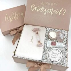 2 Pack Bridesmaid Proposal Gifts,1 Maid Of Honor Mirror 1 Matron Of Honor Mirror,Crystal Pocket Compact Makeup Mirror Wedding Bridesmaid Gifts Bachelorette Party Gifts For Bride (silver) -Moen Shop 516hwqfhd8L