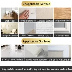 MISSYOUNG Gold Metalized Polyester Mylar Film Tape With Acrylic Adhesive, 0.8 In X 55 Yds. Vibrant Mirror Like Finish, Gold Decor Tape For Detailing Accent Wall, Wardrobe, Cabinet, Bathroom 10 MISSYOUNG Gold Metalized Polyester Mylar Film Tape With Acrylic Adhesive, 0.8 In X 55 Yds. Vibrant Mirror Like Finish, Gold Decor Tape For Detailing Accent Wall, Wardrobe, Cabinet, Bathroom -Moen Shop 517DfT1TPtS 1