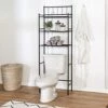 Honey-Can-Do 3 Tier Over-The-Toilet Space Saver Shelving Unit, Black BTH-09022 Black