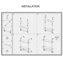 LooftMate Industrial Pipe Shelf,2 Tiered Metal Towel Racks For Bathroom,20" Industrial Pipe Floating Shelves Shelving,Rustic Wood Wall Mount Shelf With Towel Bar,Iron Towel Holder 12 LooftMate Industrial Pipe Shelf,2 Tiered Metal Towel Racks For Bathroom,20" Industrial Pipe Floating Shelves Shelving,Rustic Wood Wall Mount Shelf With Towel Bar,Iron Towel Holder -Moen Shop 51CBdDmwY0L