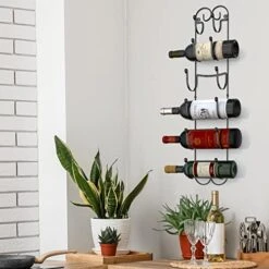 DecoBros Wall Mount Multi-Purpose Towel/Wine/Hat Rack, Bronze -Moen Shop 51MjSRAK3hL