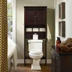 Crosley Furniture Lydia Space Saver Bathroom Cabinet, Espresso 8 Crosley Furniture Lydia Space Saver Bathroom Cabinet, Espresso -Moen Shop 51RLbrXHf8L