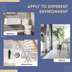 Merax Toilet Storage Shelf With Adjustable Shelves And Shutter Door For Home, Bathroom Organizer Space Saver, White -Moen Shop 51Rds8xz7TL