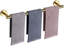 NearMoon Bathroom Towel Bar, Bath Accessories Thicken Stainless Steel Shower Towel Rack For Bathroom, Towel Holder Wall Mounted (Matte Black, 18 Inch) 27 NearMoon Bathroom Towel Bar, Bath Accessories Thicken Stainless Steel Shower Towel Rack For Bathroom, Towel Holder Wall Mounted (Matte Black, 18 Inch) -Moen Shop 51Xh2pnhHGL. AC