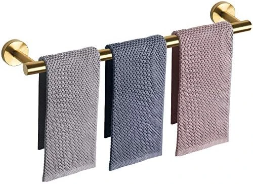 NearMoon Bathroom Towel Bar, Bath Accessories Thicken Stainless Steel Shower Towel Rack For Bathroom, Towel Holder Wall Mounted (Matte Black, 18 Inch) 13 NearMoon Bathroom Towel Bar, Bath Accessories Thicken Stainless Steel Shower Towel Rack For Bathroom, Towel Holder Wall Mounted (Matte Black, 18 Inch) - Image 11