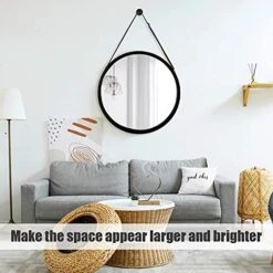 Domax Bathroom Wall Shelf Over Toilet Storage Rack And 18 Inch Round Wall Mirror -Moen Shop 51ZpbmCnU0S