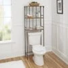 Silverwood Mixed Material Bathroom Collection 3-Tier Spacesaver, 66" H, Gunmetal -Moen Shop 51bLqJJ9QjL