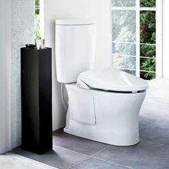 Yamazaki Organizer Home | Steel | Toilet Paper Stocker, One Size, Black -Moen Shop 51d6NSj6wEL