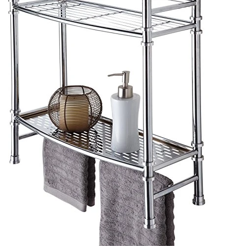 Best Living No Tools Wall Mount/Countertop Shelf, Chrome 5 Best Living No Tools Wall Mount/Countertop Shelf, Chrome - Image 3
