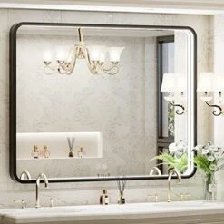 JSneijder 28x36 Led Bathroom Mirror,led Mirror With Lights,Dimmable Anti-Fog Mirror -Moen Shop 51epvPnVjL. AC