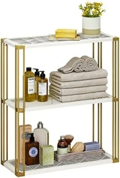 JEJEROAL Wall Mounted 3 Tier Bathroom Shelf Organizer Rack Over Toilet For Bathroom, Kitchen, Living Room Storage 15 JEJEROAL Wall Mounted 3 Tier Bathroom Shelf Organizer Rack Over Toilet For Bathroom, Kitchen, Living Room Storage -Moen Shop 51f7kuiYiCL. AC