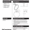 Moen DN6786ORB Danbury Collection European Single Post Bathroom Hand -Towel Ring, Oil-Rubbed Bronze -Moen Shop 51iLeJOWzhL