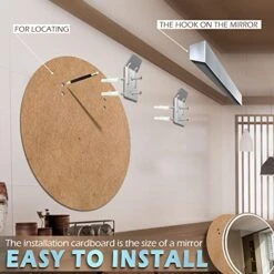 KWW 32 Inch Large Modern LED Round Bathroom Vanity Mirror, Color Temperature Adjustable, Anti-Fog Dimmable Lights, Easy To Install, Wall Mounted Makeup Mirror With Smart Touch Button -Moen Shop 51jmyWrk2NL