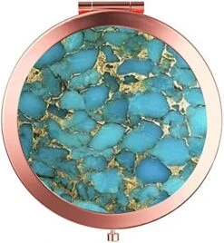 Pzicase Compact Mirror Round Rose Gold Makeup Mirror Folding Mini Pocket Mirror Portable Hand Mirror Double Sided With 2 X 1x Magnification For Woman Mother Kids Great Gift (Flower Pig) -Moen Shop 51oktqDsCLL. AC