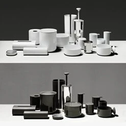 Alessi "Birillo" Bathroom Organizer In Pmma, White - PL17 W -Moen Shop 51vAYIJrS6L