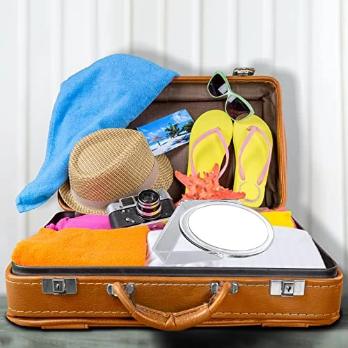 1x/7x Magnifying Makeup Mirror For Desk Double Sided 360°Rotation Desk Mirror,Portable Table Acrylic Small Standing Mirror For Cosmetic 6 1x/7x Magnifying Makeup Mirror For Desk Double Sided 360°Rotation Desk Mirror,Portable Table Acrylic Small Standing Mirror For Cosmetic - Image 4